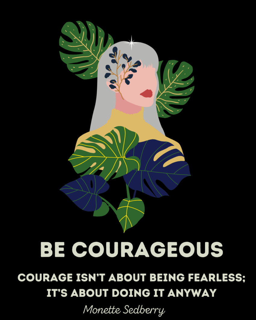 Be Courageous graphic