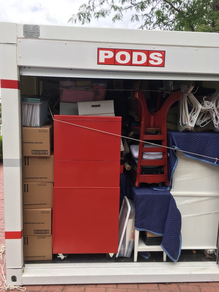Pod full of furniture