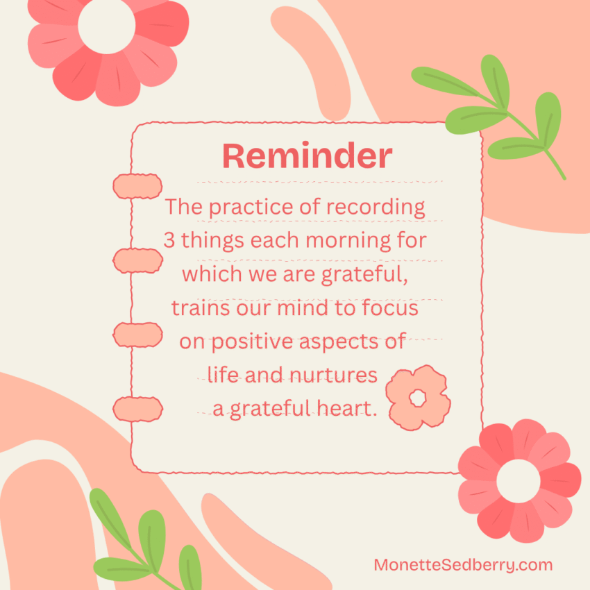 Grateful reminder graphic