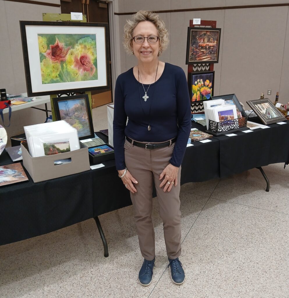 Kathryn Thomas at TTU Museum Exhibit Sale
