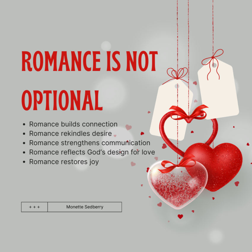 Romance is not optional graphic