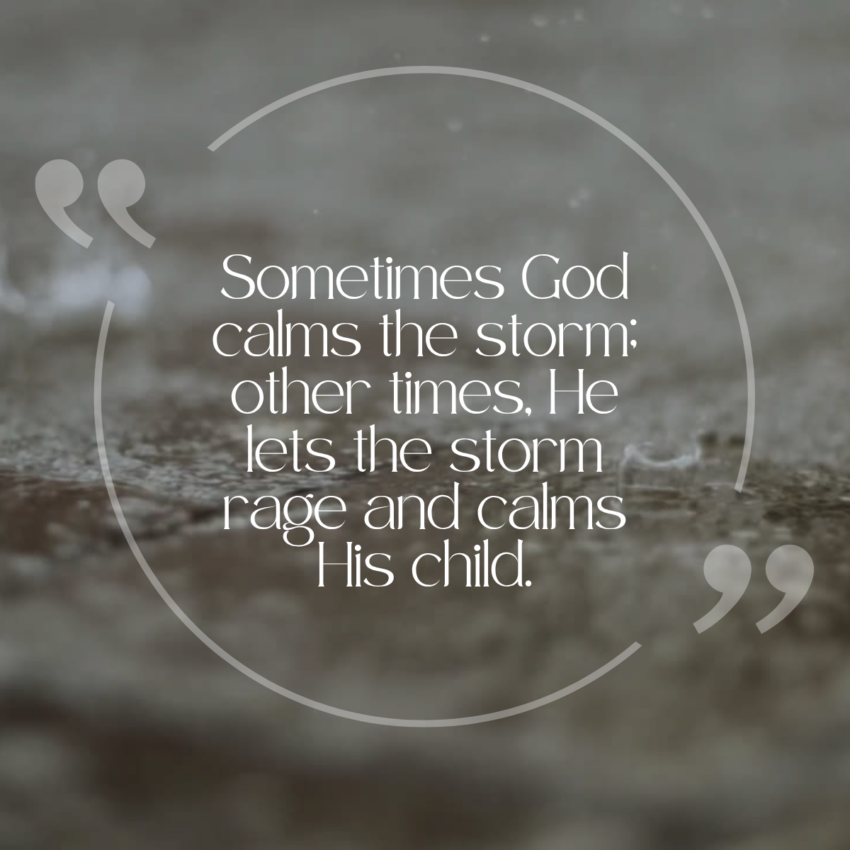 calm the storm graphic